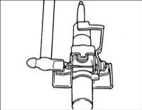 12.2 Механизм регулировки угла наклона рулевой колонки Hyundai Accent