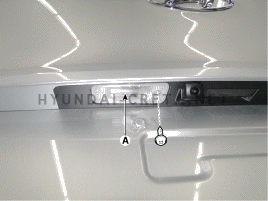 10. Лампы подсветки номерного знака. Снятие Hyundai creta