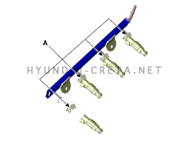 12. Подводящая труба. Снятие Hyundai creta
