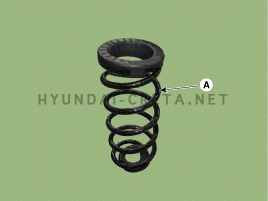 9. Задняя цилиндрическая пружина. Снятие Hyundai creta