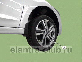 3. Передний нижний рычаг. Снятие Hyundai Elantra AD