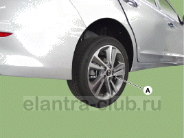 5. Задний стабилизатор поперечной устойчивости. Снятие Hyundai Elantra AD
