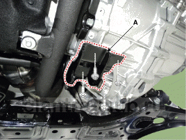 4. Блок двигателя и коробки передач. Снятие Hyundai Elantra AD