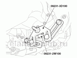 2. Снятие и установка Hyundai Elantra AD