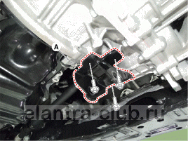1. Детали монтажа двигателя. Снятие и установка Hyundai Elantra AD