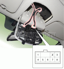 3. Переключатель люка. Проверка технического состояния Hyundai Elantra AD