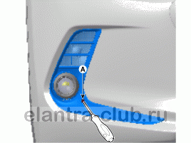 3. Указания по регулировке фар Hyundai Elantra AD
