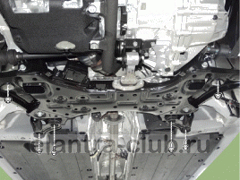 6. Рулевой механизм. Снятие Hyundai Elantra AD