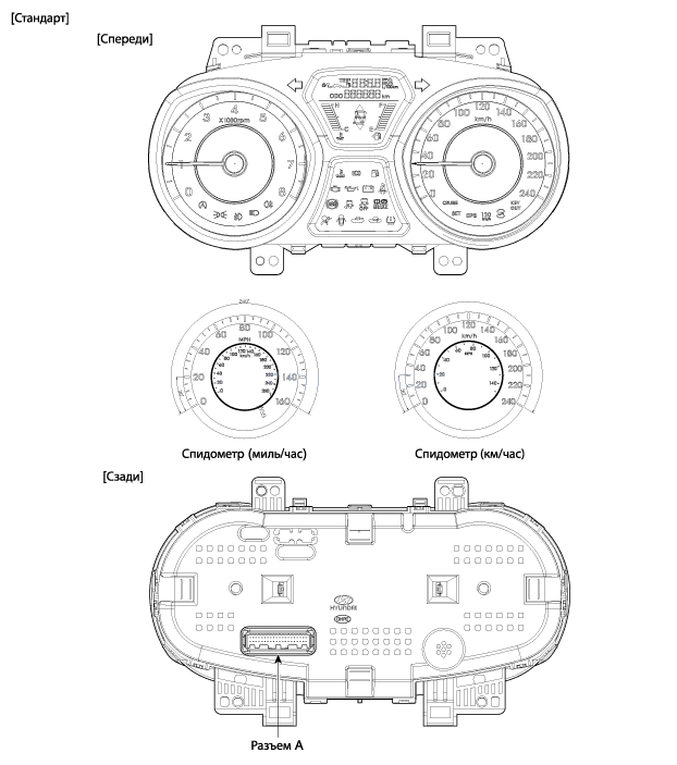 1. Компоненты Hyundai Elantra MD