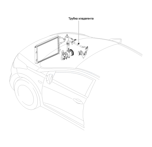 1. Расположение компонентов Hyundai Elantra MD