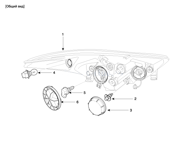 1. Узлы и детали Hyundai Elantra MD