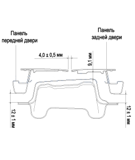 13. Размеры боковой части кузова. Компоненты и их расположение Hyundai Elantra MD