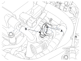 4. Проверка технического состояния, Снятие Hyundai Elantra MD