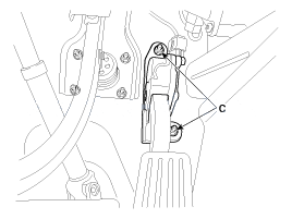 7. Педаль акселератора. Снятие, Установка Hyundai Elantra MD