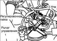 12.5 Переключатель диапазонов коробки передач и регулировка троса управления (F4A42) Hyundai Elantra
