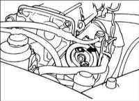 15.7 Проверка натяжения ремня привода насоса гидроусилителя руля Hyundai Elantra