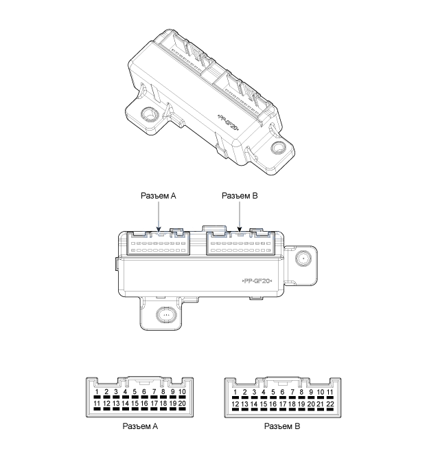 1. Расположение компонентов Hyundai i30