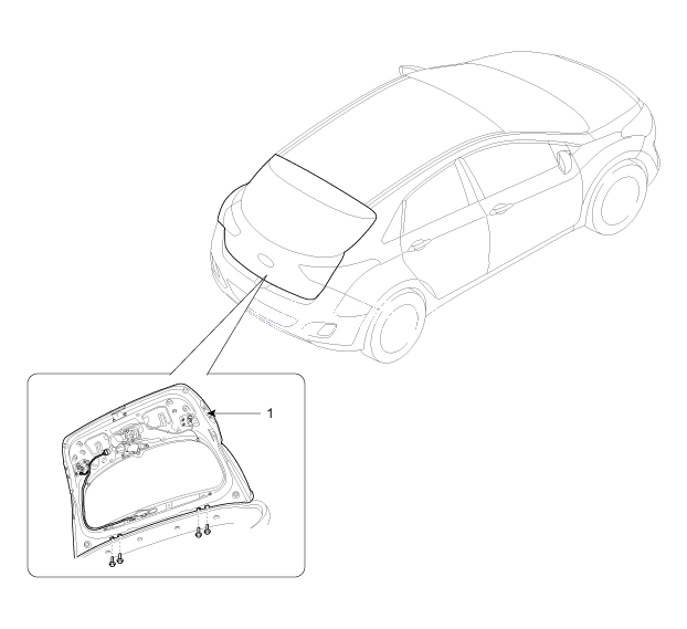 1. Расположение компонентов Hyundai i30