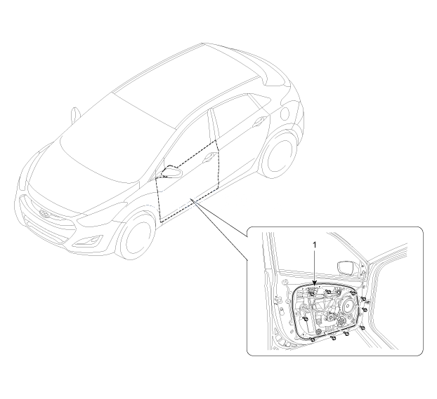 1. Расположение компонентов Hyundai i30