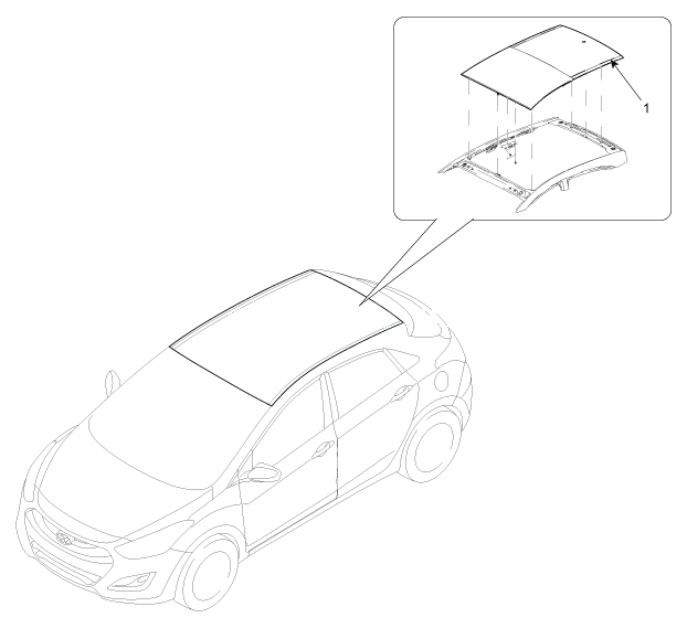 1. Расположение компонентов Hyundai i30