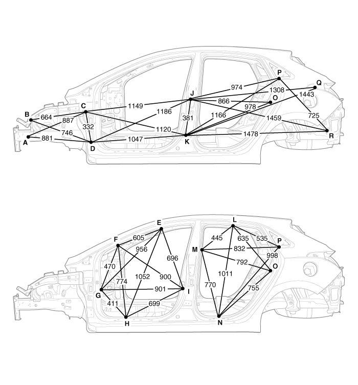 1. Внутренняя панель передней стойки Hyundai i30