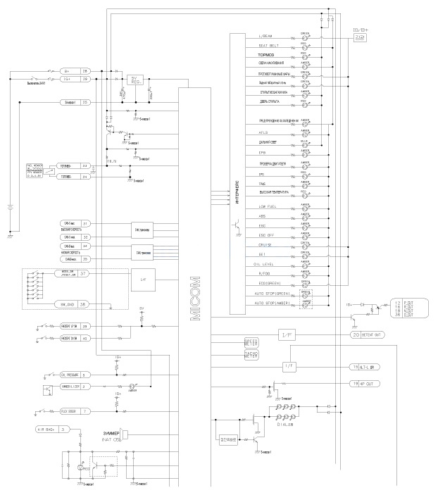 2. Принципиальная электрическая схема Hyundai i30