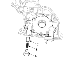 3. Гидравлический насос. Снятие, Разборка Hyundai i30