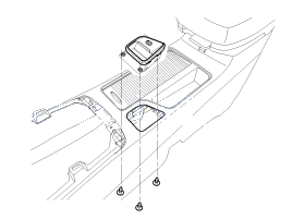 5. Выключатель электрического стояночного тормоза (EPB). Снятие Hyundai i30