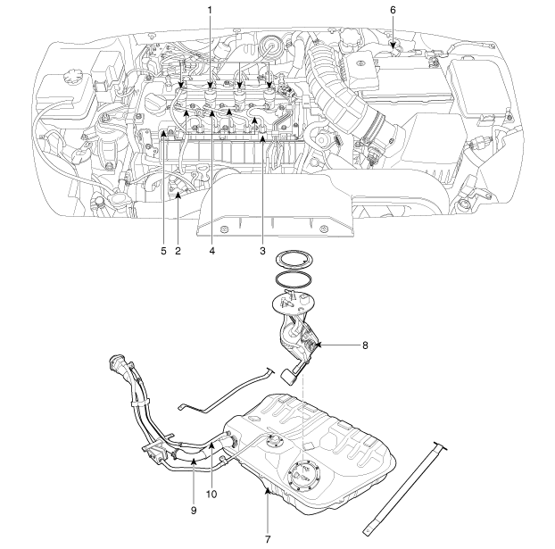 1. Расположение компонентов Hyundai i40