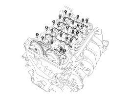 1. Распределительный вал. Снятие Hyundai i40