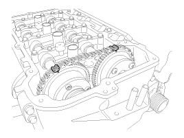 1. Распределительный вал. Снятие Hyundai i40