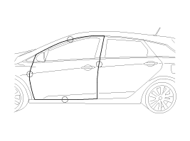 2. Ремонт передней двери Hyundai i40