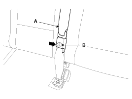 3. Ремень безопасности заднего сиденья. Ремонт ремня безопасности заднего сиденья Hyundai i40