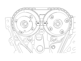 1. Распределительный вал. Снятие Hyundai i40