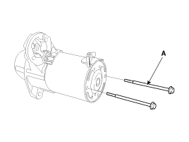 2. Снятие и установка стартера Hyundai i40