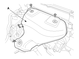 2. Снятие и установка выпускного коллектора Hyundai i40