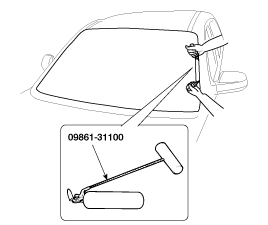 2. Замена лобового стекла Hyundai i40