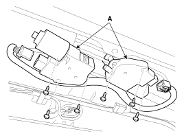 4. Электродвигатель панорамного люка. Проверка технического состояния Hyundai i40