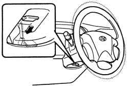 1.3.17 Рычаг регулировки наклона рулевого колеса (дополнительное оборудование)