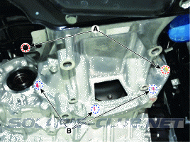 1. Автоматическая коробка передач. Снятие Hyundai Solaris HCr