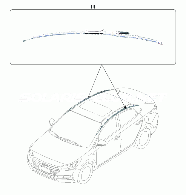 1. Компоненты и их расположение Hyundai Solaris HCr