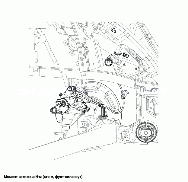 1. Компоненты и их расположение Hyundai Solaris HCr