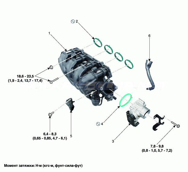 1. Компоненты и их расположение Hyundai Solaris HCr