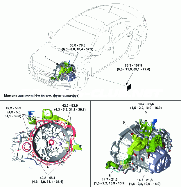 1. Компоненты и их расположение Hyundai Solaris HCr