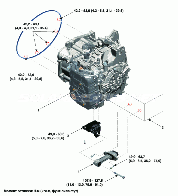 1. Компоненты и их расположение Hyundai Solaris HCr