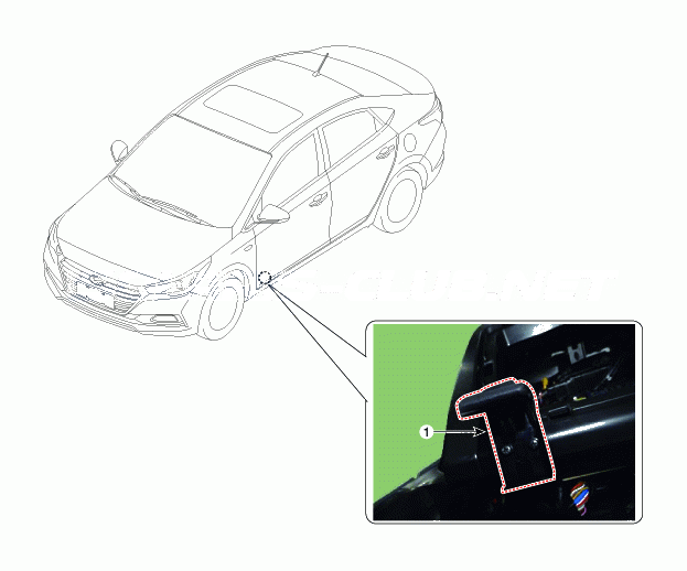 1. Расположение компонентов Hyundai Solaris HCr