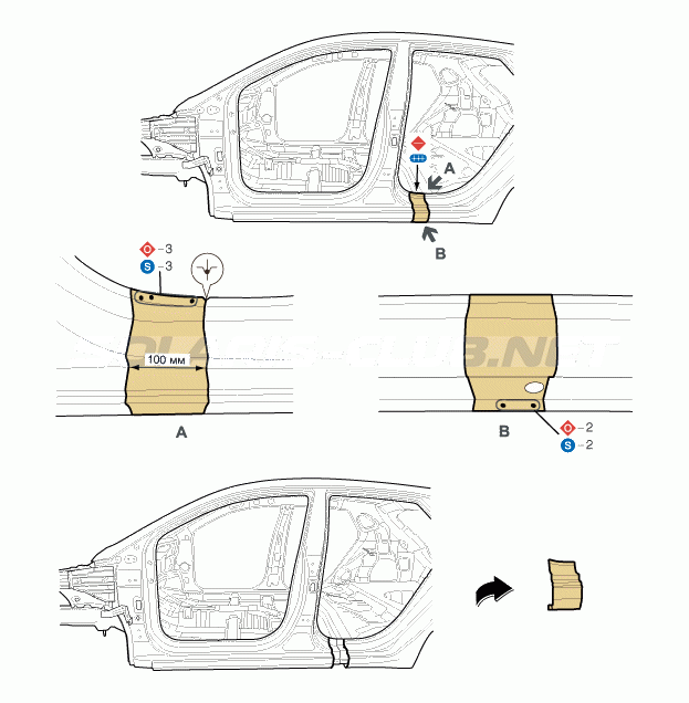 1. Ремонт кузова Hyundai Solaris HCr