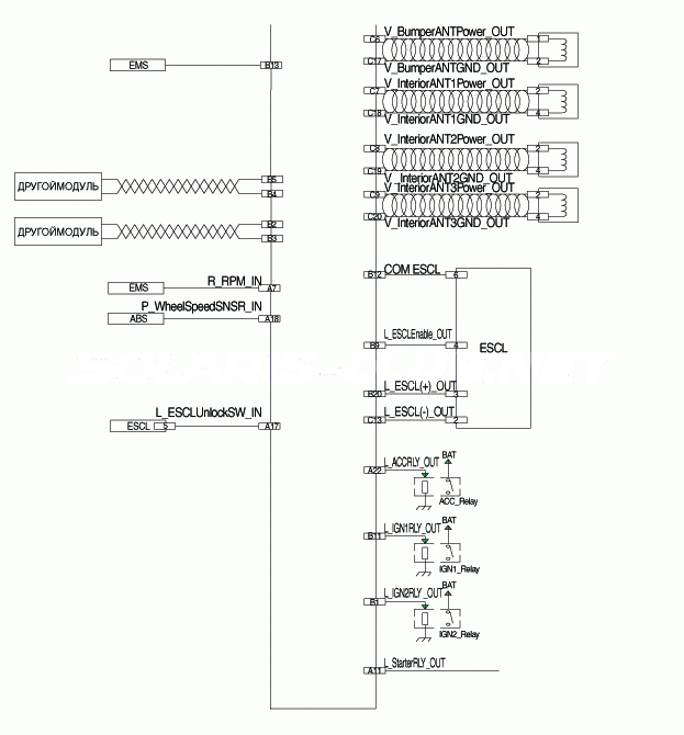 2. Принципиальная электрическая схема Hyundai Solaris HCr
