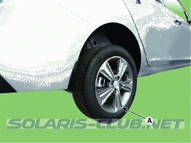 4. Кабель стояночного тормоза. Снятие Hyundai Solaris HCr