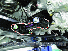 1. Автоматическая коробка передач. Снятие Hyundai Solaris HCr